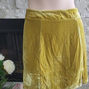 Beatrix velvet mini skirt